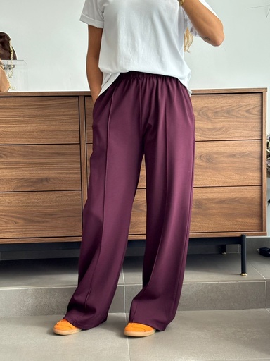 Pantalón BANDERA Burdeos