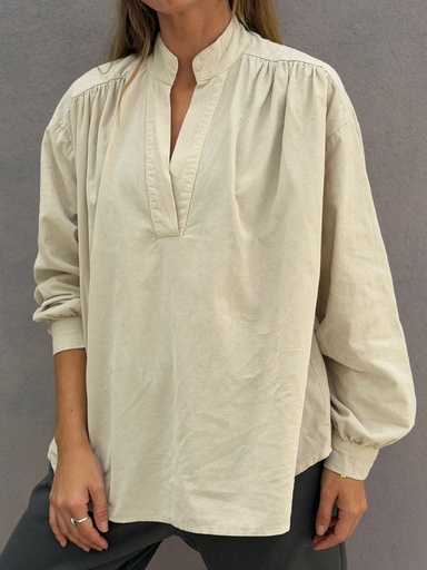 [MIYA1014MF] Camisa ESTRELLA Marfil