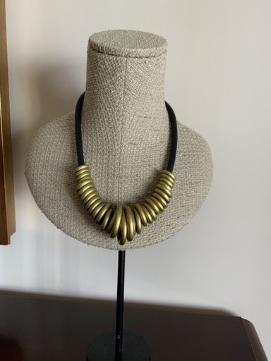 Gargantilla CAUCHO Dorado