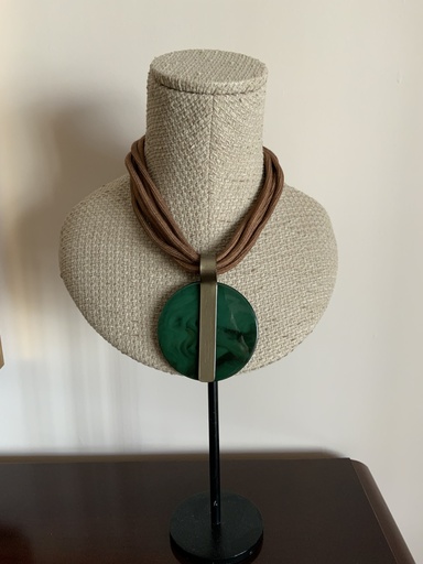 [SON55107VR] Gargantilla MONEDON Verde