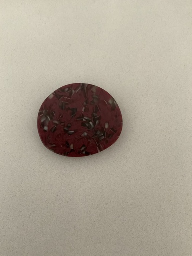 [SON49208 BUR] Broche CAREY Burdeos