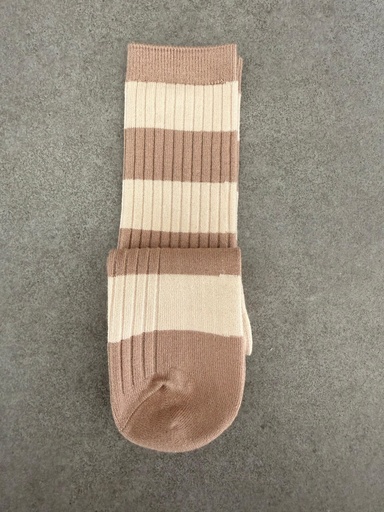Calcetín RAYAS Camel
