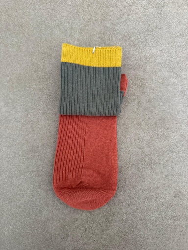 Calcetín TRICOLOR Teja
