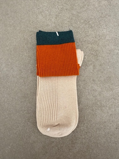 Calcetín TRICOLOR Beige