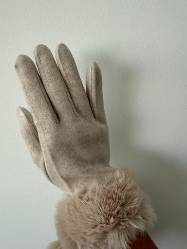 Guante MOSCÚ Marfil