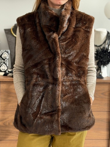 [JAM0582MRR] Chaleco LITUANIA Marrón