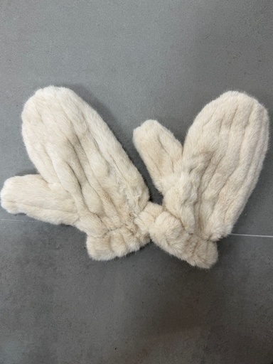 [JAM0369MF] Guante MANOPLA Marfil