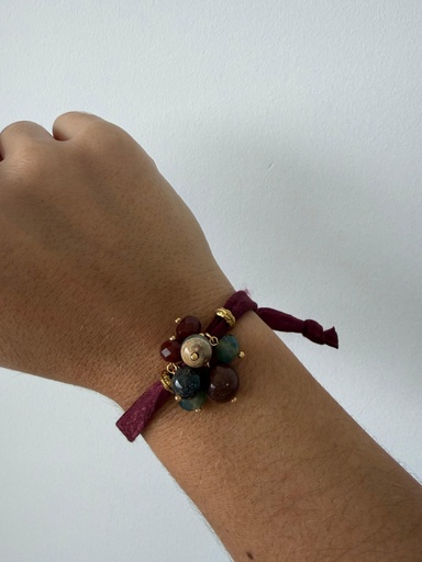 Pulsera RUTA Burdeos