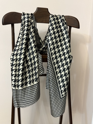 Foulard PATA DE GALLO Negro