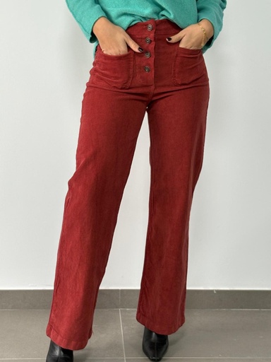 [AK54668TJ] Pantalón RANCHERO Teja