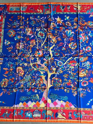 Pañuelo BOTANICO Azulón