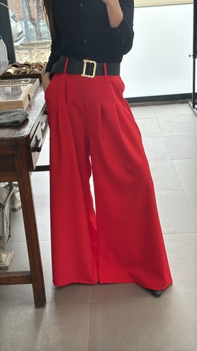 [MU190115RJ] Pantalón PALACE Rojo