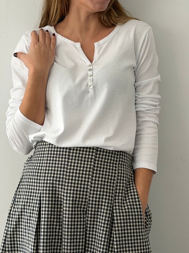 [ANG6658BC] Camiseta AMANDA Blanco