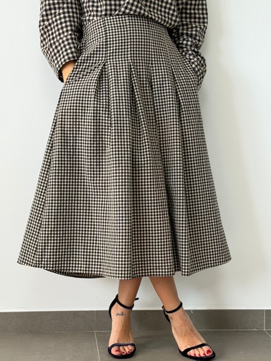 [ANG7385NG] Falda AKINA Negro