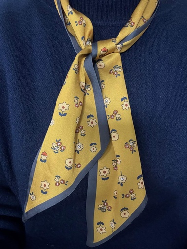 Pañuelo Corbatero MARGARITA Amarillo