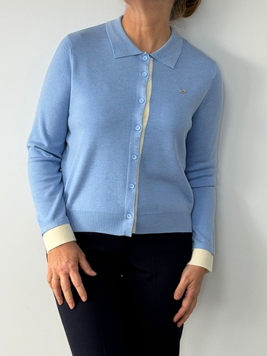 [BOH261107CL] Chaqueta ADARA Celeste