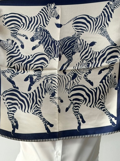 PAÑUELO CEBRAS Azul