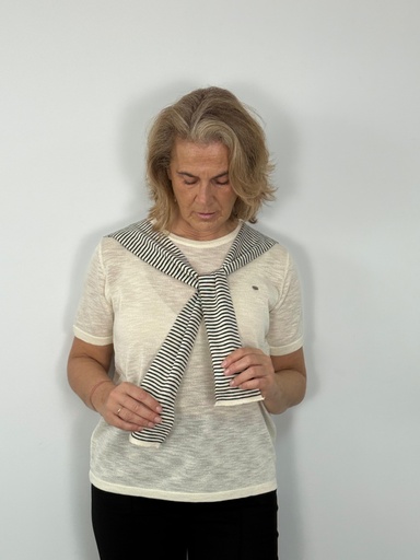 [SHI15982MF] JERSEY JAZMÍN Marfil