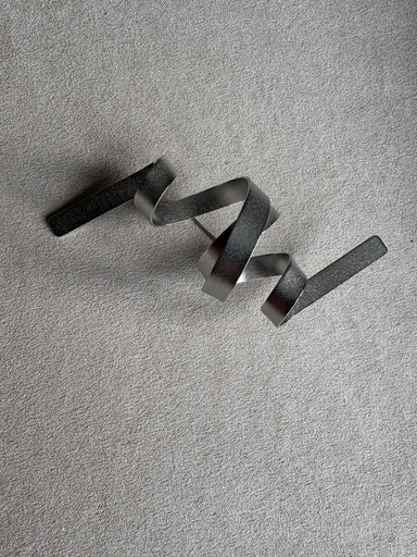 [SON56010PL] Broche ESPIRAL Plateado