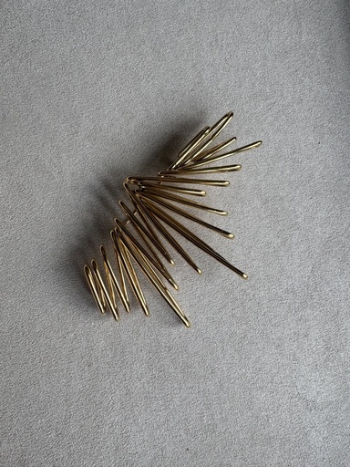 [SON56120DOR] Broche TIRAS Dorado