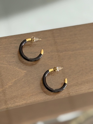 PENDIENTE PINTURA MARRON