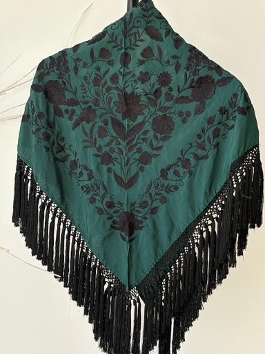 MANTON BICOLOR VERDE BOTELLA