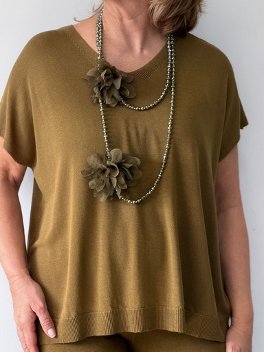 [OK0205OLI] COLLAR NOA OLIVA