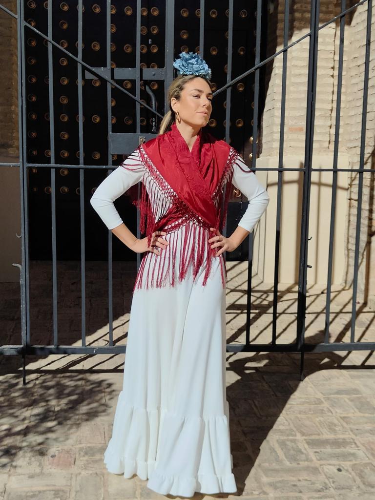 Traje almonte blanco