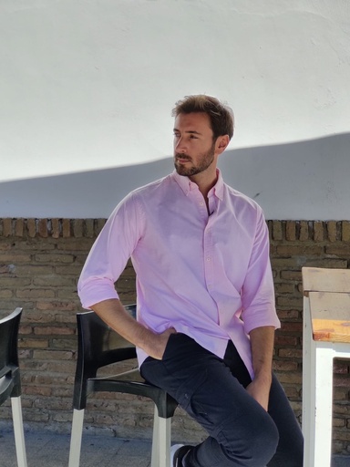 Camisa Oxford rosa