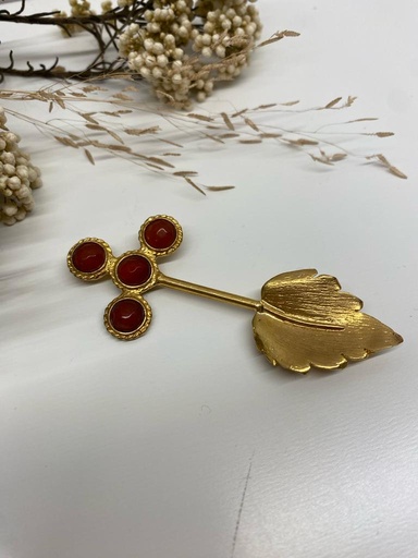 Broche Bastián Caramelo. REBAJADO 30%